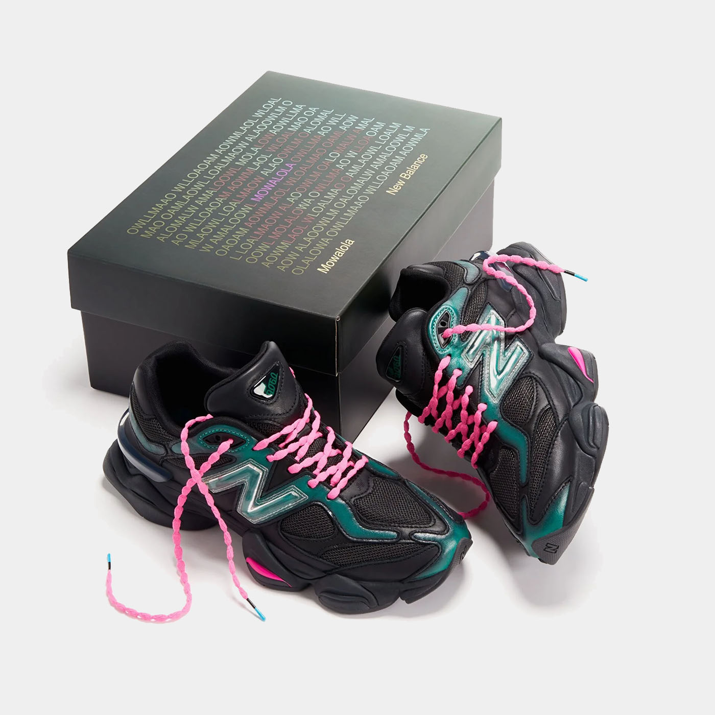 Adidasi New Balance 9060 x Mowalola 'Burglarwear - Teal' (U9060ML
